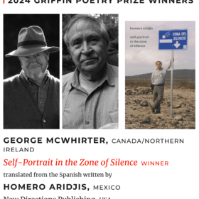 McWhirter Wins the 2024 Griffin Poetry Prize
